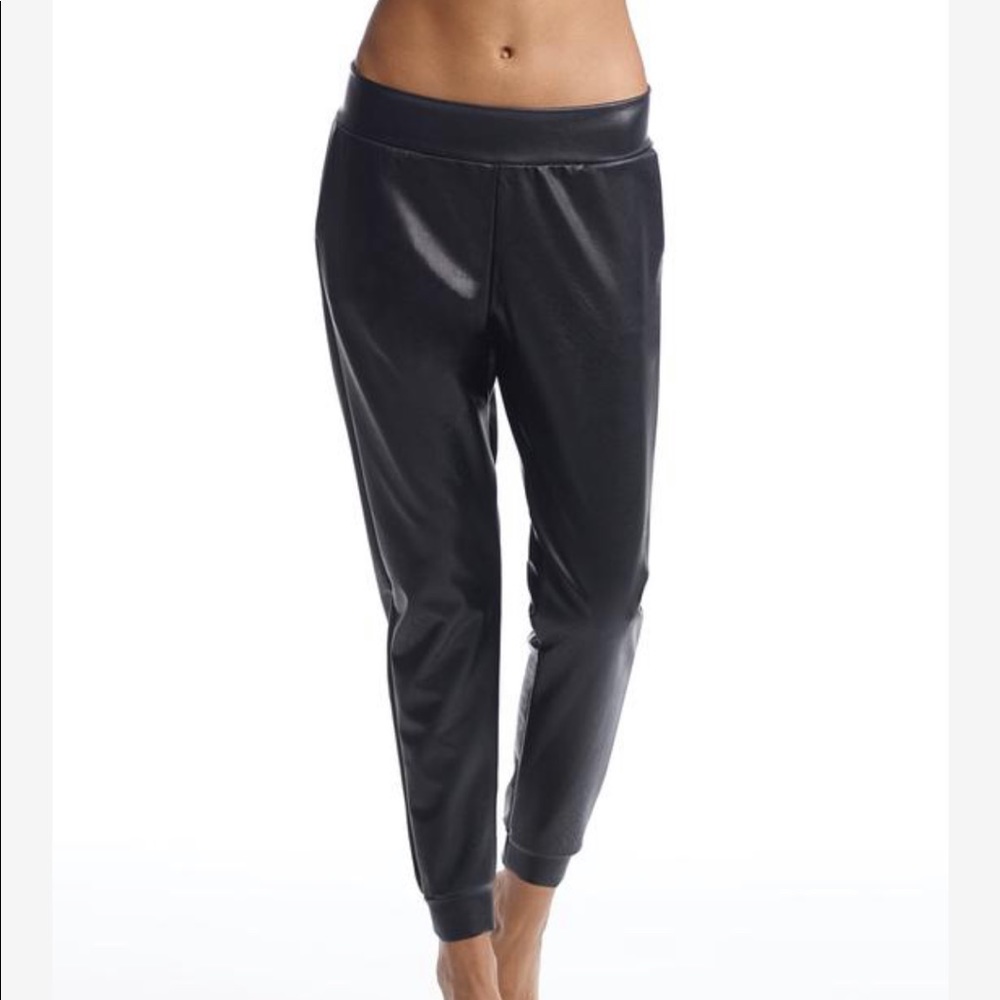 NWOT Commando faux leather joggers